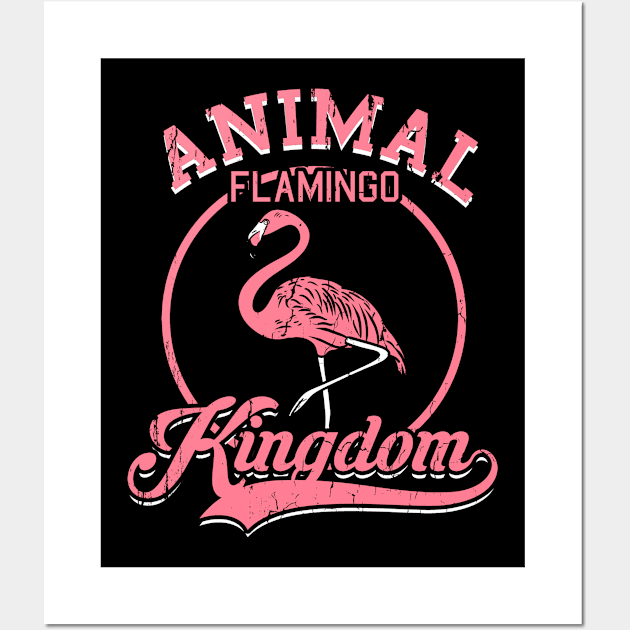 Animal Kingdom Flamingo Wall Art by absolemstudio